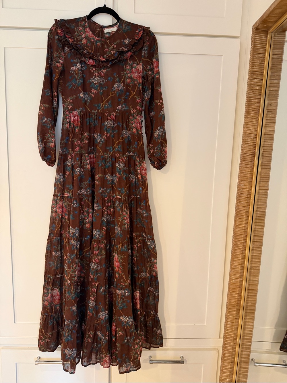 Dôen Aster Dress Bordeaux Winter Floral XS - Picture 9 of 17